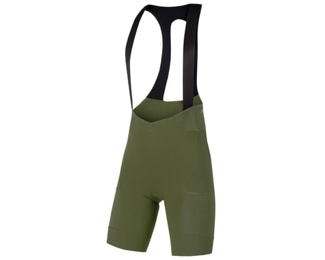 Endura GV500 Reiver Gravel Bib Shorts (Olive Green) (S)